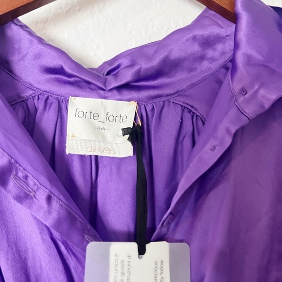 Forte Forte V-neck silk maxi dress - Picture 3 of 6